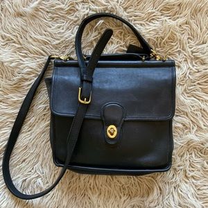 Vintage Coach Willis Station cross body bag